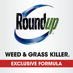 Roundup Weed & Grass Killer4 refill used on patio to clean weed growth along edges.