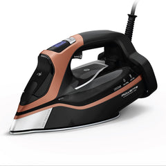 Rowenta Steam Force Pro front view with ergonomic handle.