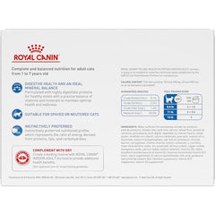 Royal Canin Indoor Morsels in Gravy closeup shows tender morsels in savory gravy.