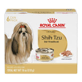 Royal Canin Shih Tzu loaf in sauce closeup showing tender paté texture for easy eating