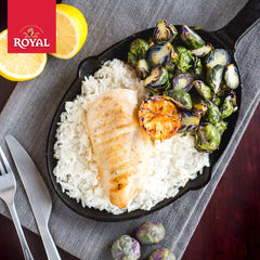 Royal Chef's Secret Sella Basmati Rice reheated in microwave preserves aroma