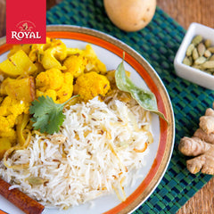 Royal Chef's Secret Sella Basmati Rice on stovetop cooks evenly and quickly