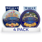 Royal Dansk Garden Cookie Collection tin displays vibrant cookies, perfect for gifting and sharing.