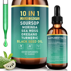 Royavita Soursop Bitters bottle pour for convenient daily use