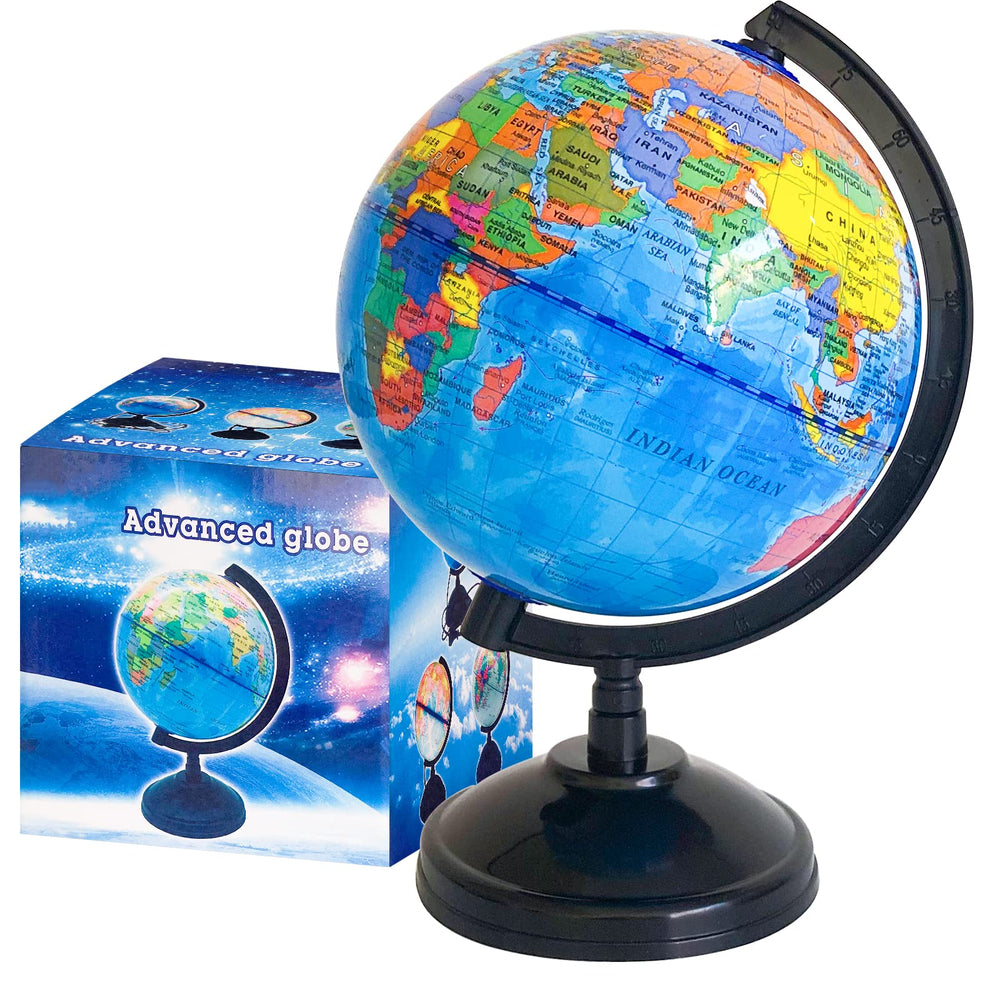Rrshnsgv 6-inch globe with stand for classroom learning and decor.