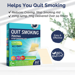 RSGRT patches in 21mg 14mg and 7mg sizes for step-down program