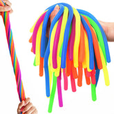 Rtinsd small stretchy string noodles in vibrant colors for tactile play