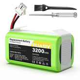 Ruasiy 14.4V vacuum battery front view for longer cleaning