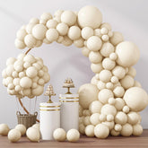 Rubfac ivory white 18-inch balloons for elegant party garlands
