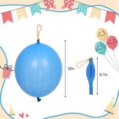 Rubfac punch balloon heavy-duty natural latex for durable outdoor fun.