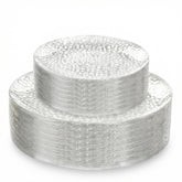Rubtlamp clear dinner plates with hammered design for elegant table settings.