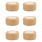 Ruby.Q 1in self-adhesive bandage wrap skin color roll for quick secure wraps