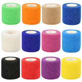 Ruby.Q self-adhesive bandage wrap in 12 colors for versatile sports and daily use.