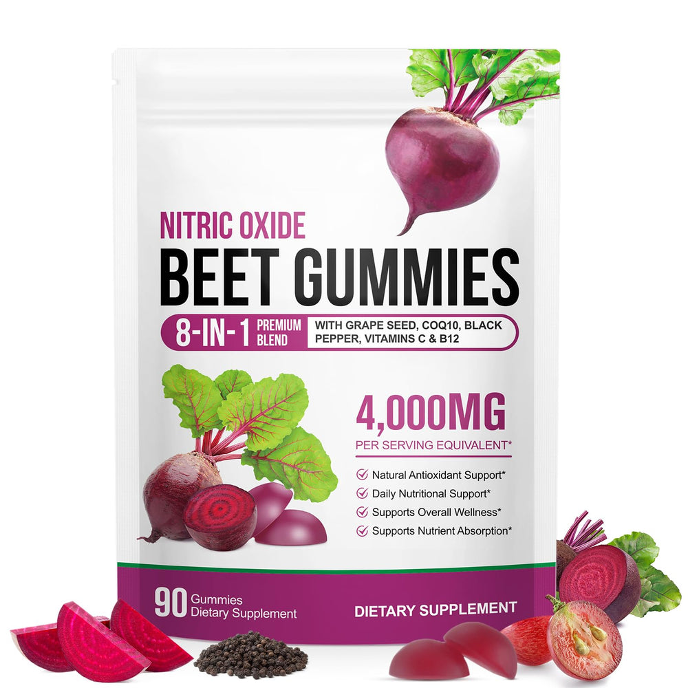 Ruduwu Total Beets bottle highlights heart-supporting ingredients and acai berry flavor
