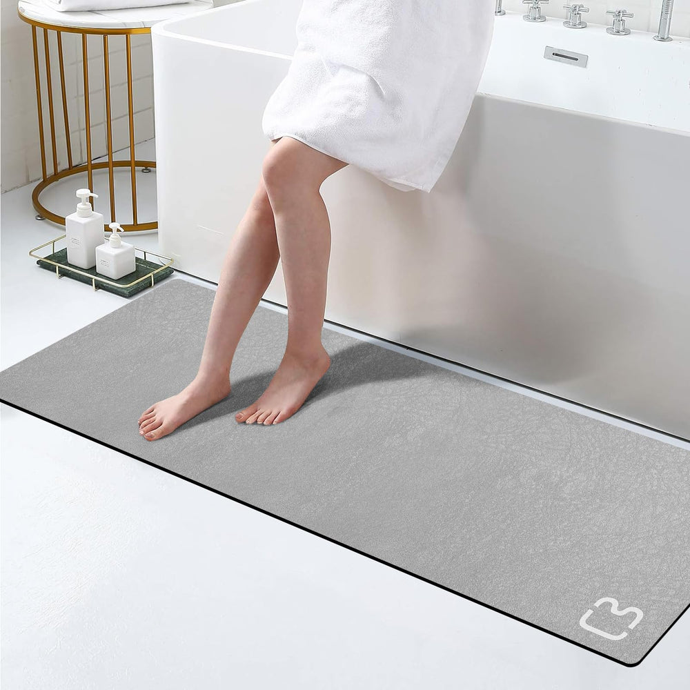 RUERYA diatomite stone bath mat with fast drying surface