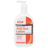Rugby Anti-Itch Lotion bottle front with cooling camphor and menthol relief