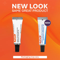 Rugby Laboratories pack-trio 0-125oz tubes illustrating compact, portable eye care solution.