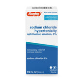 Rugby Laboratories sodium chloride eye solution bottle pour for temporary relief of corneal edema