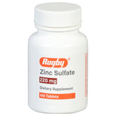 Rugby Zinc Sulfate tablet front view for daily dietary support