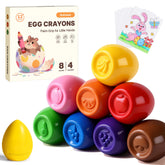 RuiHawk egg crayons with banana prints for color recognition and fun learning