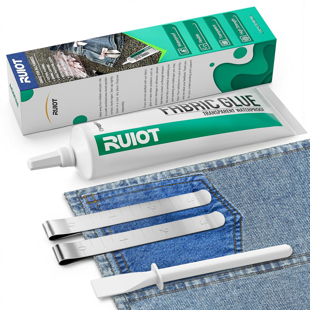 Ruiot fabric glue bottle 60ml for a strong permanent bond