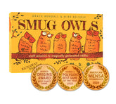 Runaway Parade Smug Owls Card Game box on table ready for family game night