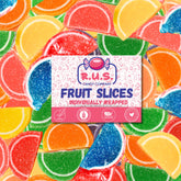 RUS Candy Classic Fruit Slices bulk bag, soft and chewy for sharing.