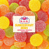 R.U.S. Candy SunkissFruit Gems assorted fruit bites brighten party bowls