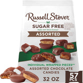 RUSSELL STOVER sugar-free assorted chocolates bag 32 oz ready for sharing