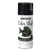 Rust-Oleum Color Shift spray can with iridescent finish for versatile projects.