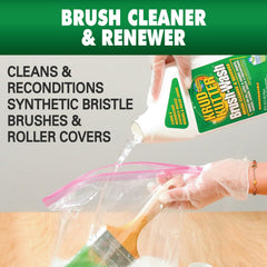 Rust-Oleum Krud Kutter Brush-Wash used on a dirty brush