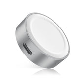 RUXELY magnetic charger adapter securely clips Apple Watch for safe on-the-go charging.