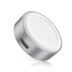 RUXELY magnetic charger adapter securely clips Apple Watch for safe on-the-go charging.
