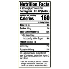 Close-up of organic certification label on R.W. Knudsen Pomegranate Juice.