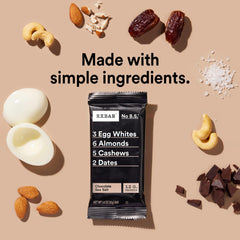 RXBAR Chocolate Sea Salt almonds and cashews visible for protein-rich snacking