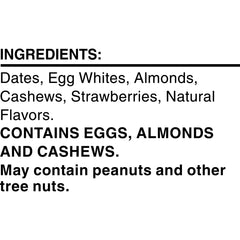 RXBAR Strawberry bar offers gluten-free protein for a quick bite.