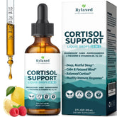 Rylaxed Cortisol Drops bottle for daily calm support.