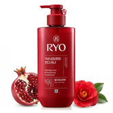 Ryo damage care bottle with ginseng promotes smoother hair.