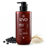Ryo Strengthen & Volume Shampoo bottle showing volume-boosting formula for fine hair