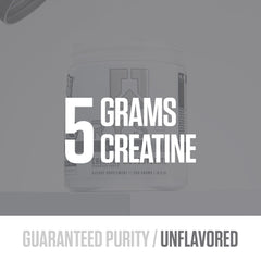 RYSE Creatine Monohydrate scoop dispensing, easy daily dose between sets.