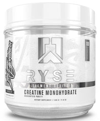 RYSE Creatine Monohydrate unflavored powder for stronger contractions and steady energy.