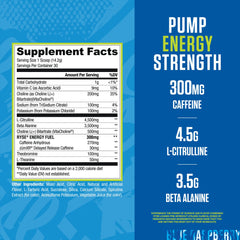 Ryse Loaded pre-workout scoop shown for quick focus during training.