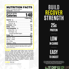 RYSE Loaded Protein Powder scoop-dip demonstrates quick mix for post-workout recovery