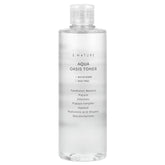 S.NATURE Aqua Oasis Toner bottle shows hydrating formula for radiant skin.
