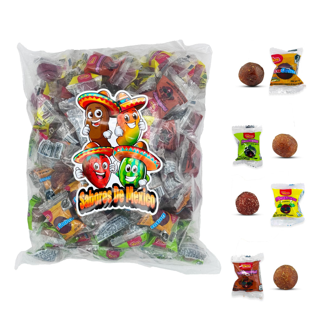 Sabores De Mexico Vero Pica Fresa Goma mix strawberry flavor, chewy gummies for parties