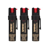SABRE 3-in-1 compact defense spray bottle highlights portable protection for daily commutes.