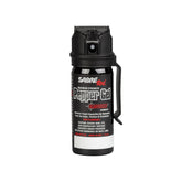SABRE Crossfire belt clip keeps pepper gel within reach during daily activities.