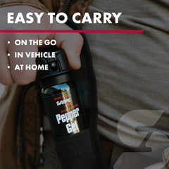 SABRE fast flip top safety ensures intentional deployment and prevents accidents