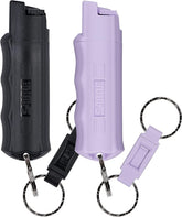 SABRE Pepper Spray with quick-release keychain enables fast access in emergencies.