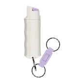 SABRE Pepper Spray with quick release keychain for fast access in emergencies.